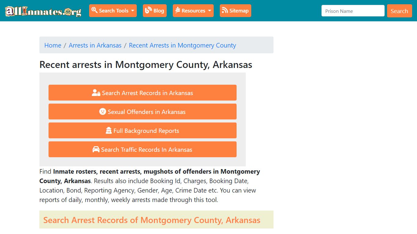 Recent arrests in Montgomery County, Arkansas | Mugshots, Rosters ...